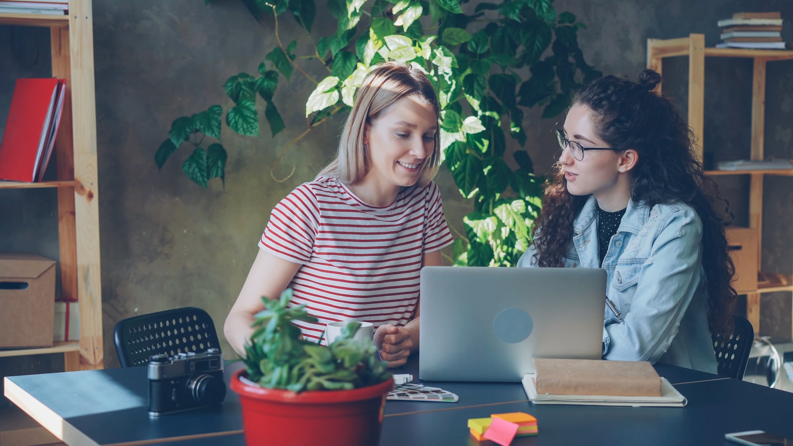 Delivery team collaborating on client work